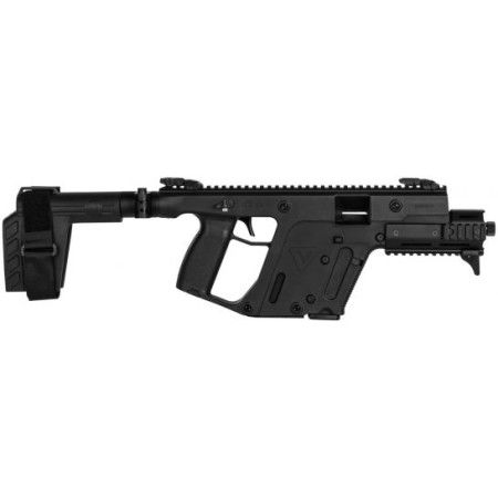 Kriss Vector Gen II SDP-SB Enhanced Black 45 ACP 13+1 Pistol, Black - KV45PSBBL31