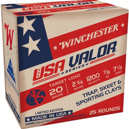 WIN USA VALOR 20GA 2.75 LS 7/8OZ #7.5 25/10