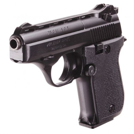 Phoenix Arms 25 ACP Double 10 Round Pistol, Black - HP5ABB