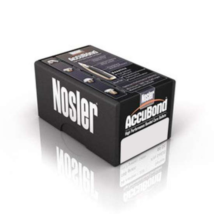 NOSLER AccuBond .30 Caliber .308" 165Gr Spitzer 50rd Box Bullets (55602)