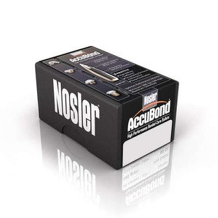 NOSLER AccuBond .30 Caliber .308" 180Gr Spitzer 50rd Box Bullets (54825)