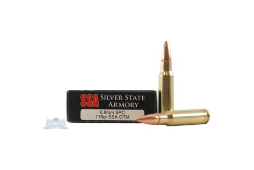 SSA 6.8 SPC 115gr OTM Custom Competition Ammunition 20rds - 75035