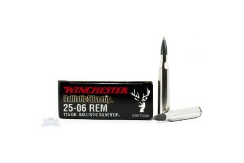 Winchester 25-06 115gr Ballistic Silvertip Rifle Ammunition - SBST2506