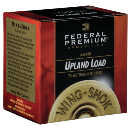 Federal PF20475 Premium Upland Wing-Shok High Velocity 20 Gauge 2.75 1 oz 7.5 Shot 25 Bx - Dirty Bird Industries