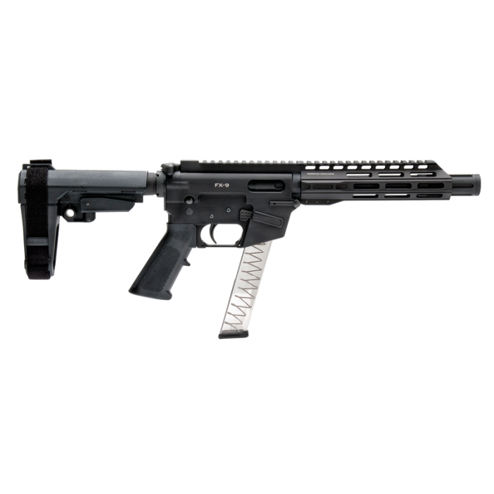 Freedom Ordnance FX-9P8S AR Pistol 9mm 8" Barrel 31-Rounds SBA3 Pistol Brace