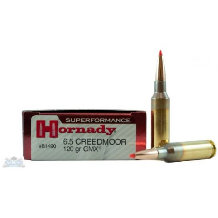 Hornady 6.5 Creedmoor 120gr GMX Superformance  20rds - - -81490