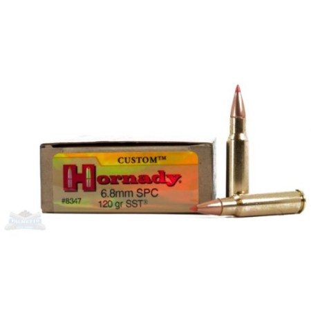 Hornady 6.8 SPC 120gr SST Custom Ammunition 20rds - 8347