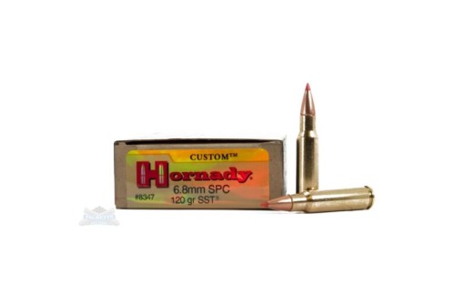 Hornady 6.8 SPC 120gr SST Custom Ammunition 20rds - 8347