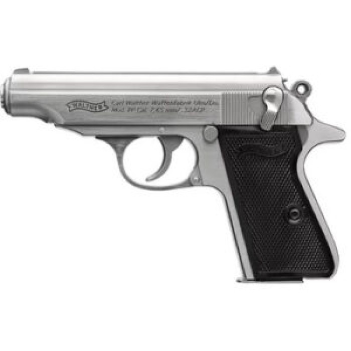 Walther PP Stainless Pistol 32 ACP 3.9 in. Stainless 8 rd.