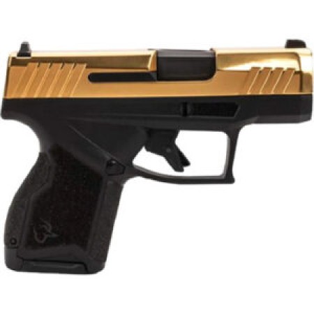 Taurus GX4 Pistol 9mm 3 in. Black Frame / PVD Gold Slide 10 rd.