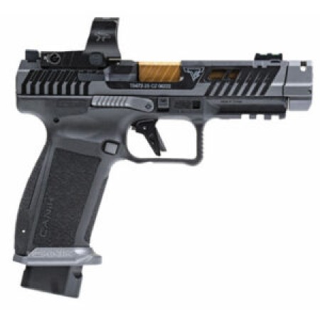 Canik TTI Combat Smoke Pistol 9mm 4.6 in. Bronze Mecanik Optic 18 rd.