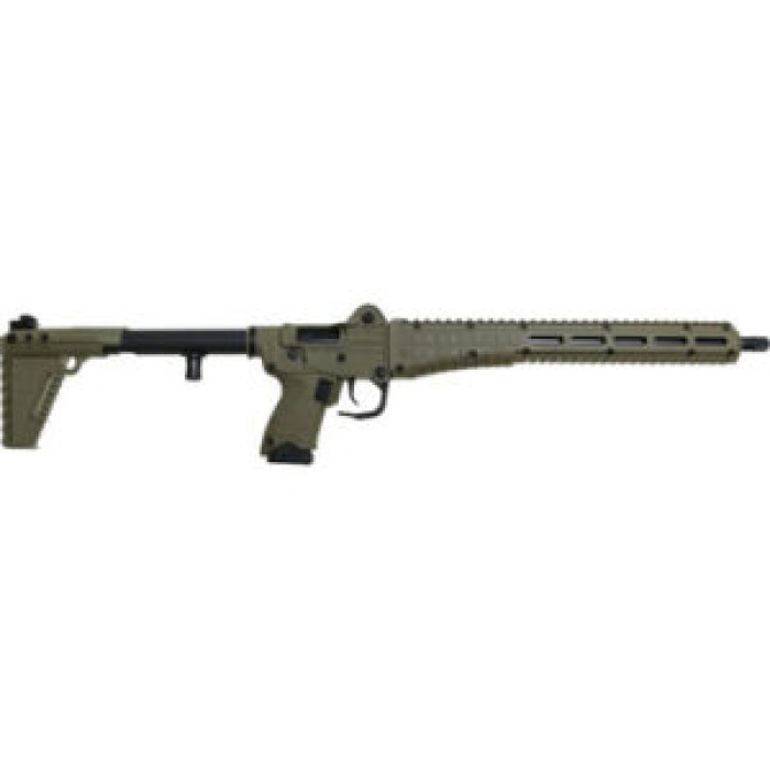KEL-TEC SUB2000 Gen3 9mm 16.1in 15rd Green/Black Semi-Auto Rifle (SUB2K9MULTIGRN)