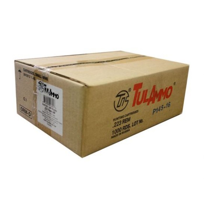 TULA 223 62GR HP BOXER - Polymer Coated Steel Casing