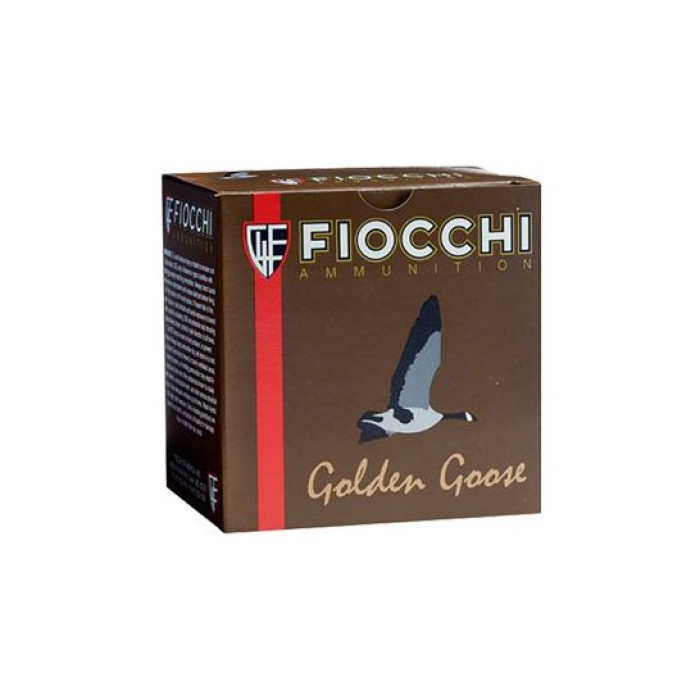 Fiocchi 12ga 3.5" 1-5/8oz #2 Golden Goose Steel Shotshell Ammunition 25 Round Box - 1235GG2