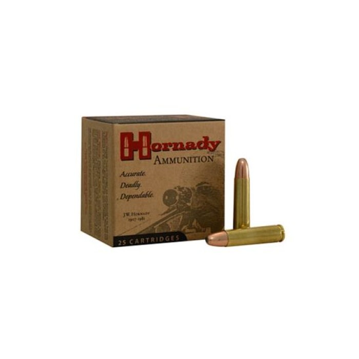 Hornady 30 Carbine 110gr RN Custom Ammunition, 25 Round Box - 8104