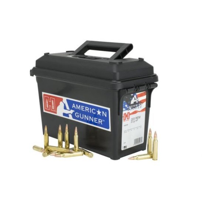 Hornady American Gunner Rifle Ammunition .223 Rem 55 GR Hp-Match 3240 Fps 247/Ct 80238 090255802382