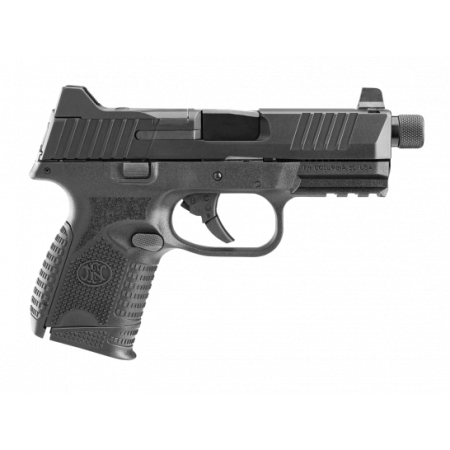 FN 509 Compact Tactical 9mm Pistol With Threaded Barrel, Black - 66-100782