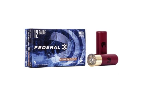 Federal Power-Shok 12 GA 00Buck-Shot 5-Rounds 2.75"