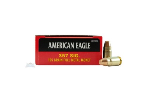 American Eagle 357 Sig 125gr FMJ Ammunition 50rds - AE357S2