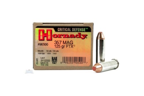 Hornady 357 Magnum 125gr FTX Critical Defense Ammunition 25rds - 90500