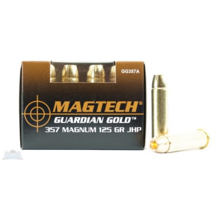 Magtech 357 Magnum 125gr JHP Ammunition Guardian Gold  20rds - GG357A