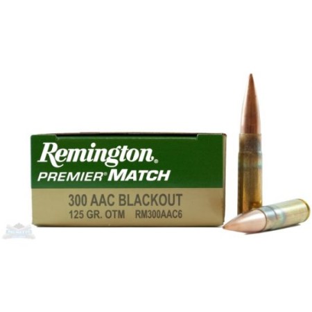 Remington 300 AAC Blackout 125gr OTM Premier Match Ammunition 20rds - 21503