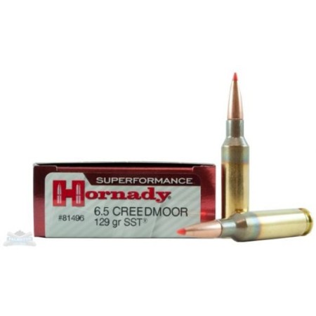 Hornady 81496 Superformance  6.5 Creedmoor 129 gr SST 20 Bx/ 10 Cs