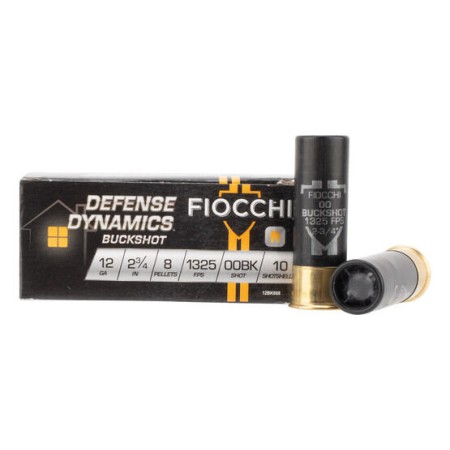 Fiocchi Defense Dynamics 12 GA 00 Buck 10-Rounds 2.75"