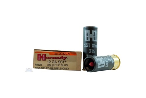 Hornady 8623 SST FTX 12 Gauge 2.75" 300 GR Slug Shot 5 Bx/ 20 Cs