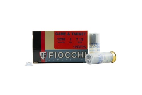 Fiocchi 12ga 2.75" 1oz #7.5 Game Load Ammunition 25rds - 12GT75