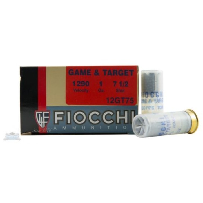 Fiocchi 12ga 2.75" 1oz #7.5 Game Load Ammunition 25rds - 12GT75