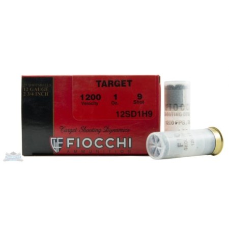 Fiocchi 12ga 2.75"" #9 Target Shotshell Ammunition 25rds - 12SD1H9