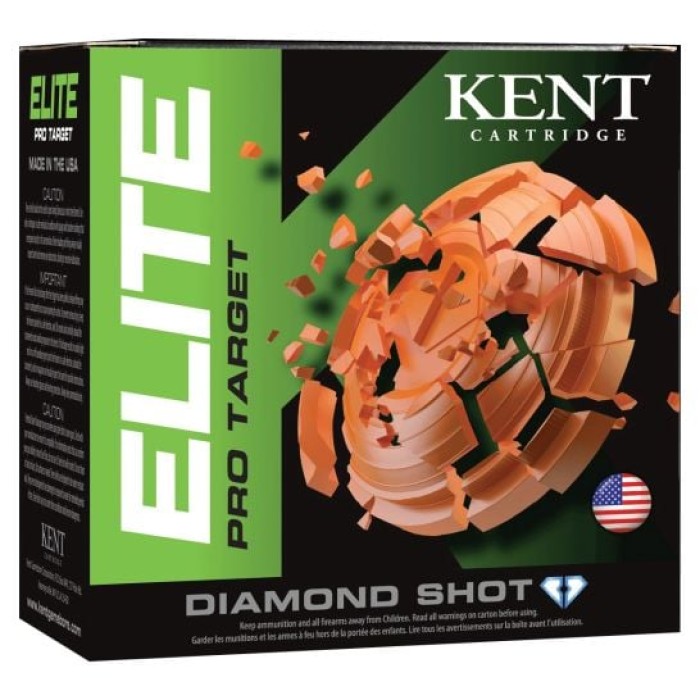 Kent Cartridge Elite Pro Target 12 GA, 2-3/4in. 1-1/8oz. #7.5 Shot - 25 Rounds [MPN: E12TH327]