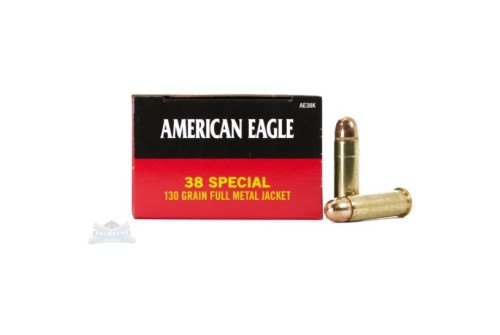 American Eagle 38 Special 130gr FMJ Ammunition 50rds - AE38K