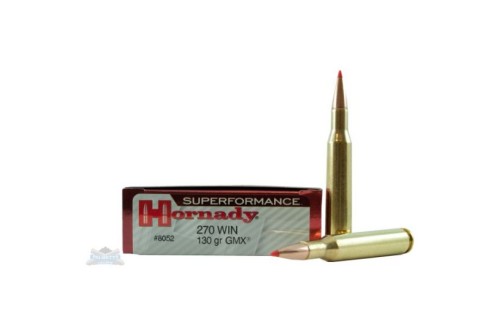 HORNADY Superformance .270 Win 130Gr GMX 20Rd Box Ammo (8052)