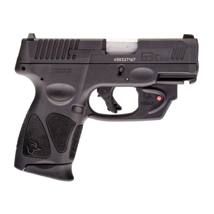 Taurus G3c 9mm Blk 3.2" 12+1 Viridian