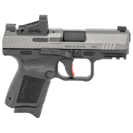 Canik TP9 Elite SC Tungsten 9mm 3.6" Barrel 12-Rounds Shield SMS2