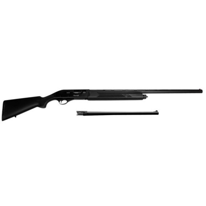 Akkar Churchill 212 Combo 12 Gauge 18.50" Semi-Auto Shotgun, Black - 111227