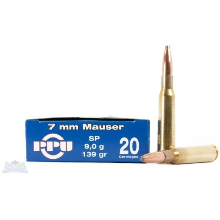 PRVI Partizan 7mm Mauser 139gr SP Ammunition 20rd - PP7.0