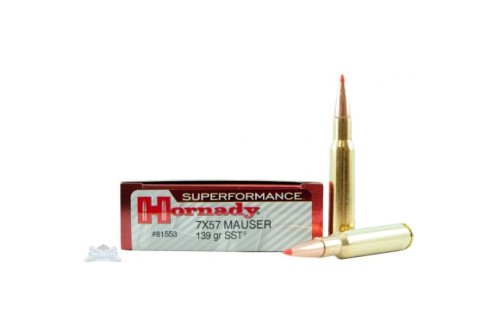 Hornady 7X57 Mauser 139gr SST Superformance Ammunition 20rds- - -81553