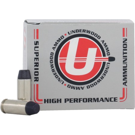 Underwood 10mm Auto 220gr 20rd 10bx/cs Hard Cast Lead Fn