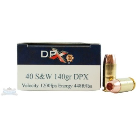 Cor-Bon  DPX  40 S&W 140 gr Deep Penetrating X Bullet 20 Bx/ 25 Cs