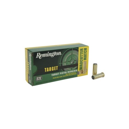 Remington 38 Special 148 Grain Targetmaster Lead Wadcutter M - Brass Casing