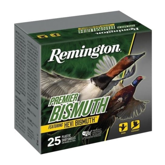 Remington Ammunition R20507 Premier Bismuth 20 Gauge 3" 1 1/4 OZ 2 Shot 25 Bx/10 CS