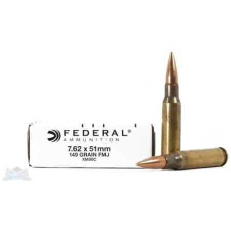 Federal Lake City 7.62X51 149Gr Fmj 20/25 XM80C