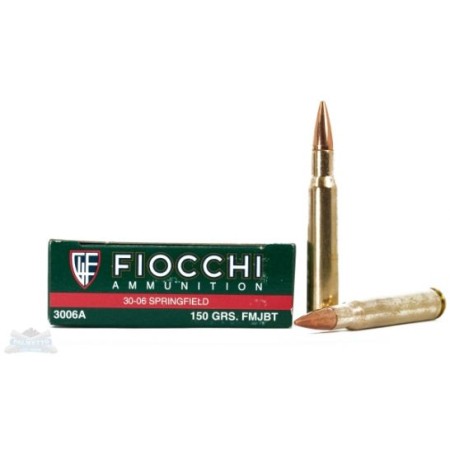 Fiocchi 30-06 150gr FMJ Ammunition 20rds  - 3006A