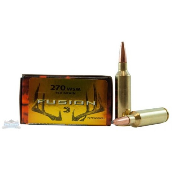 Federal 270 WSM 150gr Fusion Ammunition 20rds - F270WSMFS1