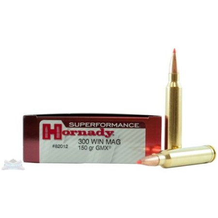 Hornady 300 Win Mag 150gr GMX Superformance Ammunition 20rds- - -82012