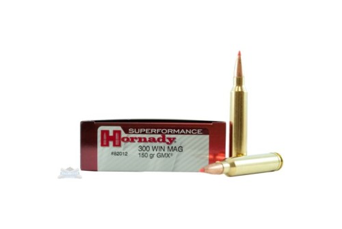 Hornady 300 Win Mag 150gr GMX Superformance Ammunition 20rds- - -82012