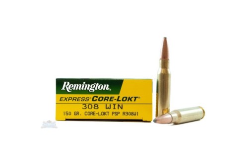 Remington 308 Win 150gr Core-Lokt PSP Ammunition 20rds - - R308W1